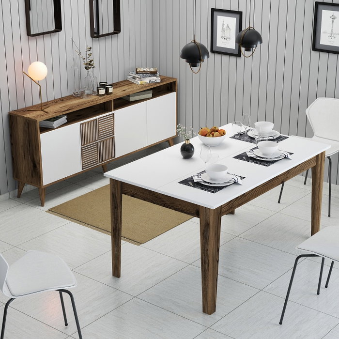 Hanah Home Milan 522 - Nogal y Blanco